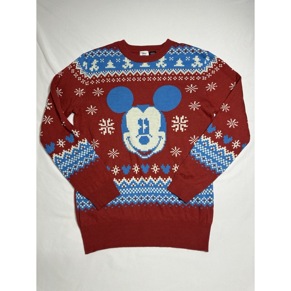 Disney Celebrate Together Merry Mickey Christmas Sweater Size‎ Medium